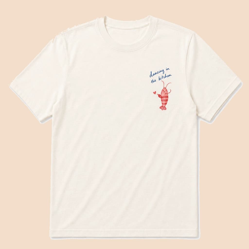 Ilustración de Camiseta Dancing in the Kitchen
