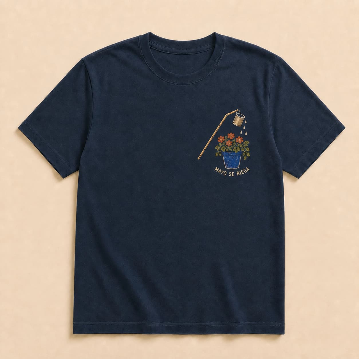 Ilustración de Camiseta El Mayo se Riega