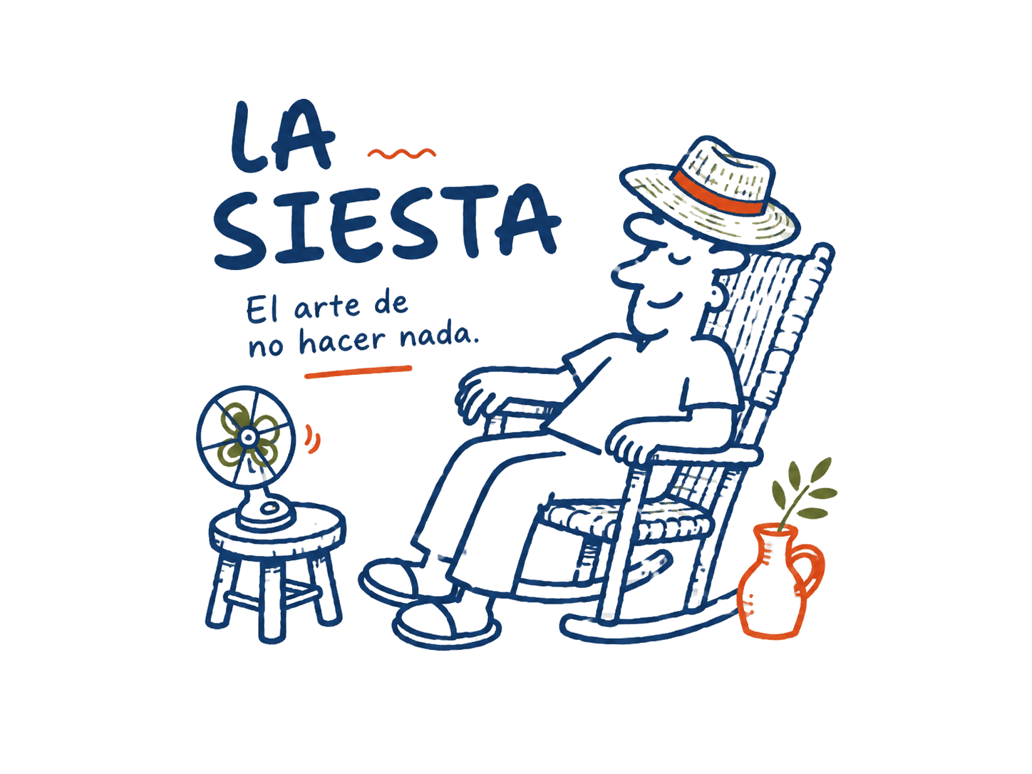 Ilustración de la colección La Siesta