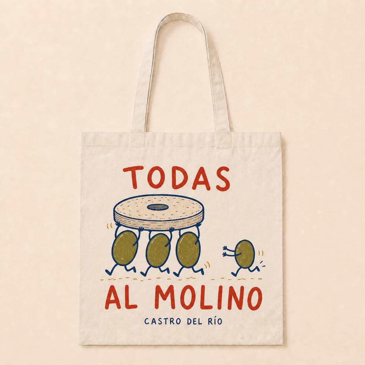 Ilustración de Tote Bag Todas al Molino