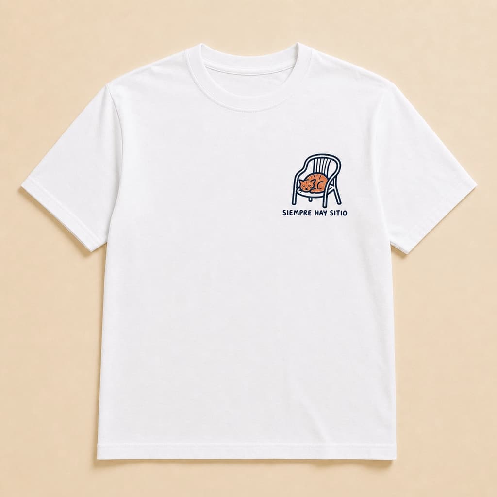 Ilustración de Camiseta Siempre Hay Sitio