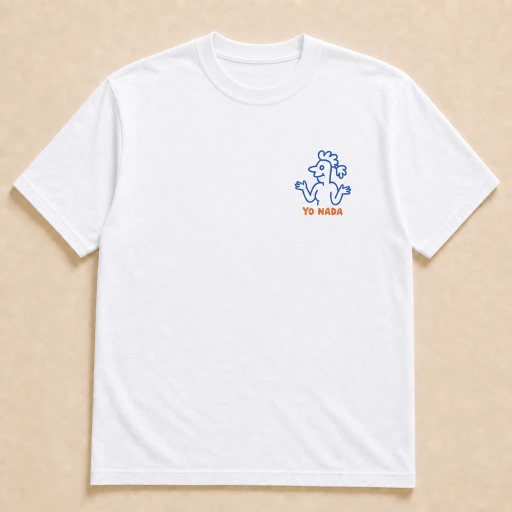 Ilustración de Camiseta Yo Nada