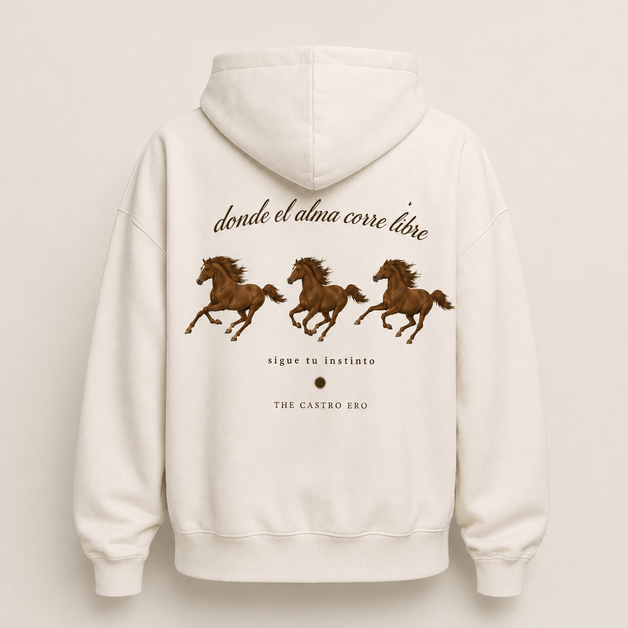 Ilustración de Sudadera Donde el Alma Corre Libre