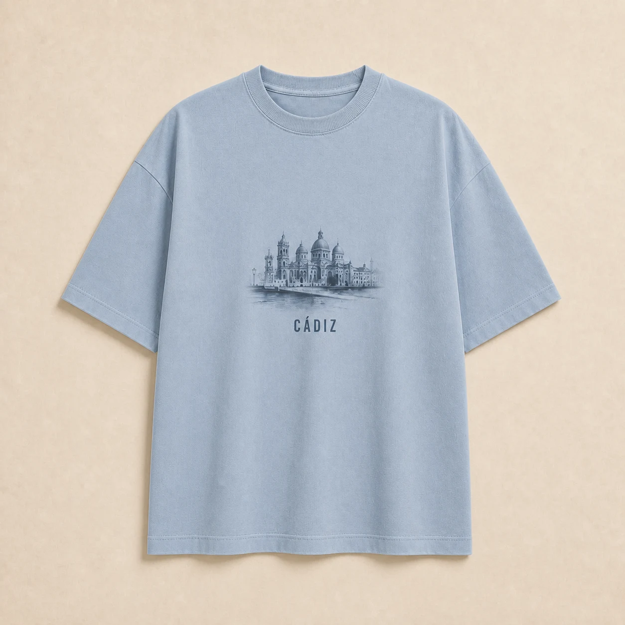 Ilustración de Camiseta Cádiz