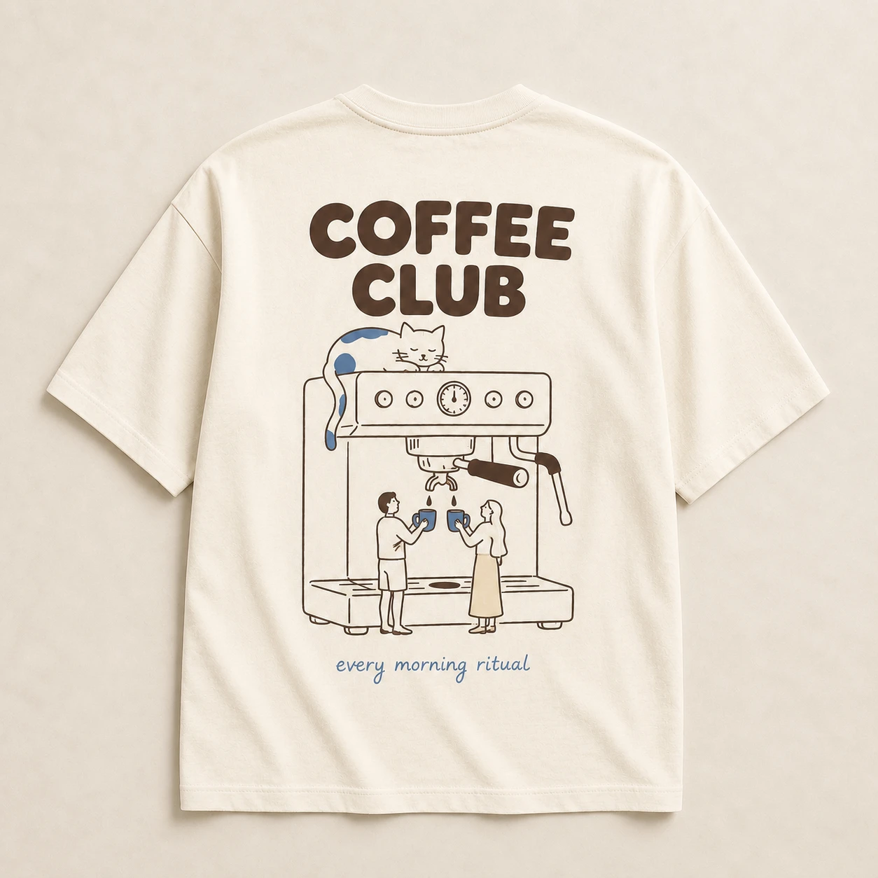 Ilustración de Camiseta Coffee Club