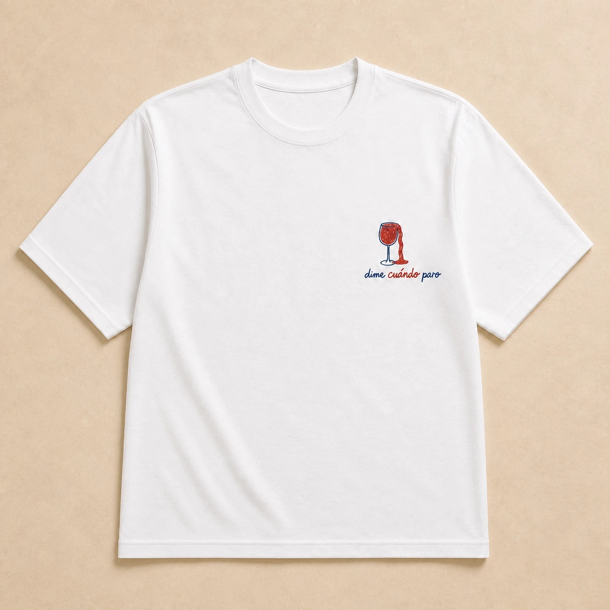 Ilustración de Camiseta Dime Cuándo