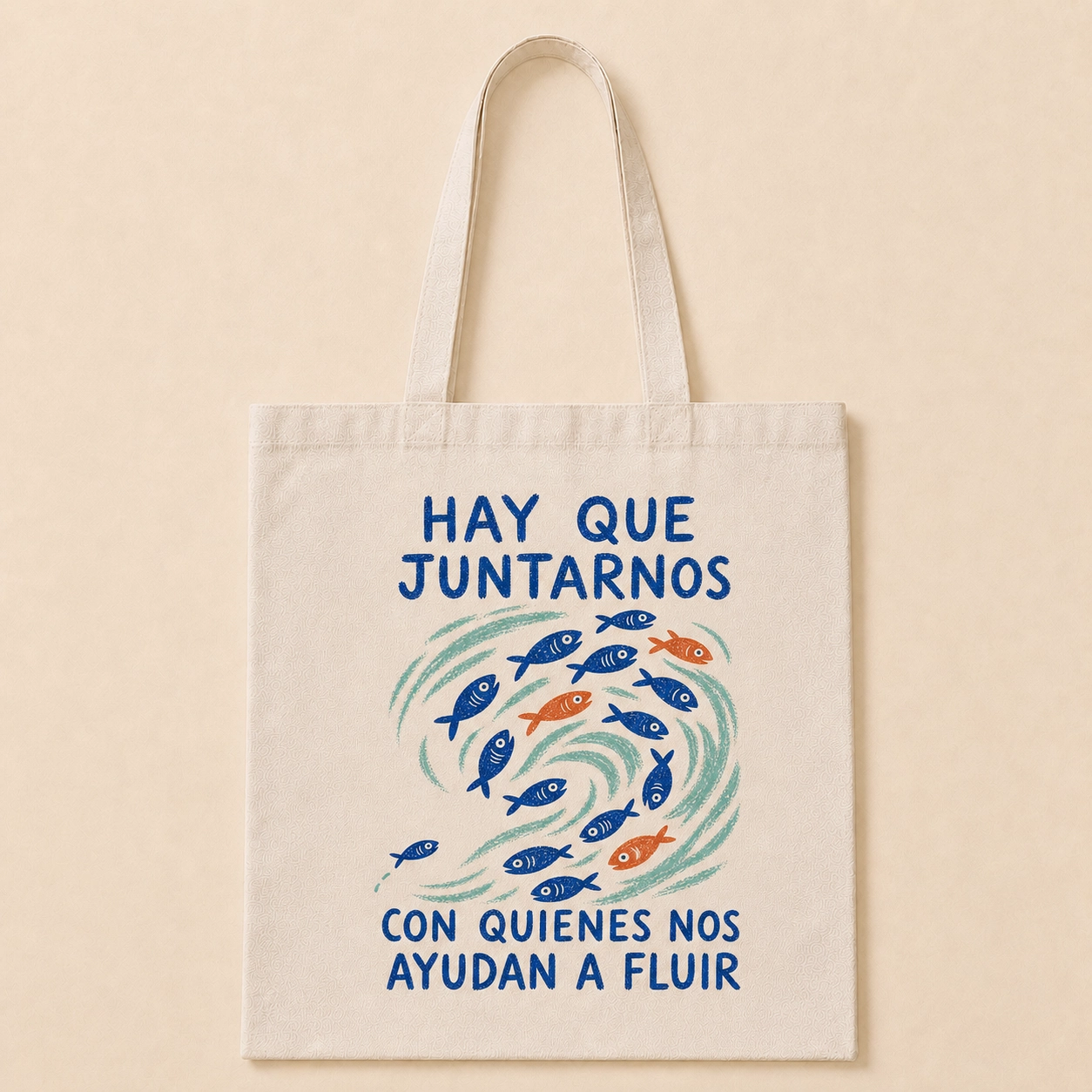 Ilustración de Tote Bag A Fluir
