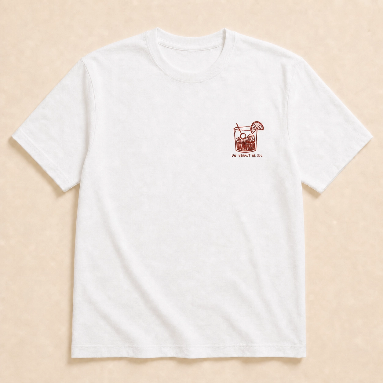 Ilustración de Camiseta Un Vermut al Sol